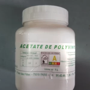 Pot de liant Acetate de polyvinyl.
