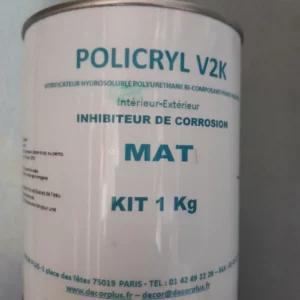 Pot de vitrificateur Policryl V2K.